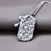 Colar de prata de lei S925 para meninos ins moderno retrô personalizado design de nicho pingente de caveira cruz masculina atacado