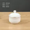 Panela de Cerâmica para Ensopado com Tampa para Uso Doméstico, Adequada para Cozinhar em Banho-Maria Ninho de Pássaro e Ovos, Pequena Panela de Ensopado Estilo Shaxian