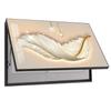 Caja de distribución de interruptores de aleación de aluminio de lujo, ligera y amplia, con cubierta sin perforaciones y pintura decorativa, tamaño grande