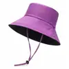Chapéu de Pescador para Mulheres, Chapéu de Proteção Solar, Proteção UV, Chapéu Estiloso de Verão com Cobertura Facial, Chapéu Promocional com Logo Personalizado