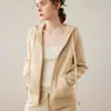 Cardigan de temperamento nuevo estilo con capucha suéter de punto suelto abrigo de punto de cachemira cárdigan de punto moda otoño invierno transfronterizo