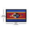 Bolsa exterior con bordado de gancho y bucle de bandera nacional africana transfronteriza con parche de tela de bordado de sello en stock