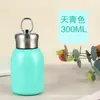 Taza termo pequeña y redonda de acero inoxidable 304 creativa, taza de bolsillo portátil para exteriores, alto valor de color, taza simple y práctica, venta al por mayor