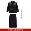 Terno Tang de Estilo Chinês Novo de Outono para Meninos Traje Nacional Hanfu Infantil Bordado Gola Alta Conjunto para Apresentador de Discurso