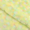 Novo coelho tie-dye colorido pelo dourado ponto cinco pontas estrela padrão pedra estampagem prata brinquedo de animal de estimação tecido de pelúcia