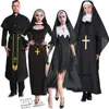 Exportado para Europa e América Fantasias Cosplay Halloween Páscoa Carnaval Adulto Masculino e Feminino Fantasias de Padre Fotos Reais