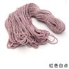 Cuerda elástica redonda de color sólido, accesorios de ropa, banda elástica, banda elástica de goma simple, cuerda elástica para la cintura, venta al por mayor