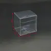 Caja de embalaje plegable transparente de plástico pvc caja exterior figuras hechas a mano para juguetes regalos adornos modelos de coches bandeja interior caja PET