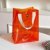 Bolsa de playa de PVC con ojos, bolsa transparente portátil para exteriores, bolsa de mano de gran capacidad, bolsa de almacenamiento para lavado de piscina, bolsa portátil