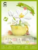 Senbao 611050 Caja de Música de Té de Flores Juguete de Ensamblaje Infantil Compatible con Bloques de Construcción de Juguete de Alta Calidad Regalo de Flores Venta al por Mayor