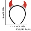 Diadema Divertida de Dibujos Animados para Halloween Accesorios para el Cabello Decoraciones para Fiesta Temática del Festival de Fantasmas Diadema de Murciélago Araña Hebilla para la Cabeza