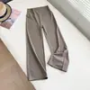 Pantalones de yoga con sensación de segunda piel, ligeramente acampanados, de alta elasticidad, levanta glúteos, adelgazantes, sin incomodidad, pantalones de cigarette deportivos, pantalones cortos de fitness para petite