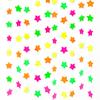 Fio de Papel Fio de Papel Fluorescente Enfeite de Pendurar Decoração de Festa de Aniversário Guirlanda de Papel Pingente Estrela de Cinco Pontas Bandeira de Fio Redonda Venda por Atacado