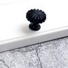 Manija de Calabaza de Bronce Antiguo para Puertas de Gabinete, Manija de Cajón de un Solo Agujero, Manija Vintage para Gabinetes de Cocina, Manija de Puerta Gris de Lujo Ligero