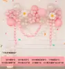 Cerimônia de volta às aulas corrente de balões rabo de dopamina arranjo birthday decoração de parede de fundo para sala de aula de jardim de infância