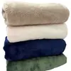 Manta tipo chal, manta de regalo de franela de color liso, manta para siesta en la oficina, manta para aire acondicionado, manta para las rodillas para el estudio