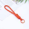 Llavero de Cuerda Tejida de Colores, Accesorios DIY, Joyería, Juguetes, Colgantes para Cadena de Teléfono, Materiales Simples para Accesorios al por Mayor