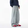 Calça esportiva casual estilo americano nova para outono para homens, marca da moda, corte reto solto, calça de moletom de alta qualidade versátil da moda masculina