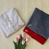 Cárdigan de Lana Tejido Bordado con Patrón Irregular Suave Estilo Coreano para Mujer en Otoño e Invierno con Cuello Redondo Suéter Holgado...