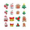 Acessórios de resina DIY atacado pingente para celular chaveiro cartão palito para copo placa de licença de celular Papai Noel folhas de árvore