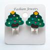 Al Por Mayor Nuevos Aretes de Clip de Dibujos Animados para Niños Sin Agujeros en las Orejas Navidad Colgantes de Cuentas Aretes de Borla Aretes Decorativos para Niñas Un Precio