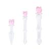 Mujer sm accesorios vidrio tapón anal love bear tapón anal desarrollo corte trasero juguetes sexuales cristal pene suministros para adultos
