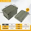 Caja de almacenamiento para camping al aire libre con puerta lateral, caja de camping plegable, caja de almacenamiento para maletero de coche, caja de almacenamiento de plástico