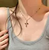 Accesorios de Nicho Minimalistas Estilo Ins, Cadena Dulce y Fresca para Clavícula, Cadena para Sudadera Suéter, Collar Versátil de Lujo Ligero para Mujer