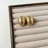 Pendientes de Gancho Ovalados en Forma de C Retro Europeos y Americanos Transfronterizos, Diseño de Nicho, Pendientes de Gama Alta, Pendientes de Moda y Versátiles para Mujer