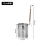 Colador de Polvo Perforado de Acero Inoxidable Colador Grueso Red de Filtro Cucharón para Fideos Picantes Calientes Cucharón Colador Grande Cuchara para Cocinar Fideos de Acero Inoxidable
