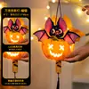 Decorações de Halloween Lanternas de Abóbora Lanternas Portáteis Feitas à Mão para Crianças DIY Materiais para Lanternas Atividade de Festa para Jardim de Infância