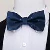 Gravata Borboleta Masculina com 1200 Pontos Noivo Casamento Festa de Negócios Jacquard Listrado Acessórios de Traje Formal Direto do Fabricante