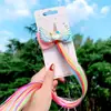 R Celebridad de Internet Transfronteriza Accesorios para el Cabello de Niños Unicornio Estrella Peluca de Colores Pasador Pinza de Pelo de Moño para Niñas Femenino