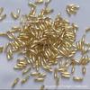 Tubo espiral de 2*6 mm Relleno Serie Plata Bordado francés Cuentas de tubo cosidas a mano Accesorios para el cabello diy hecho a mano Accesorios para vestido de baile latino