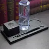 Portavasos Posavasos de Madera y Cuero para Hotel y Conferencias Portabolígrafos de Tres Agujeros para Agua Mineral y Té Suministros de Pinza de Conferencias A4