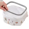 Bonito Cubo de Basura de Escritorio, Pequeño Lujoso Creativo Cesto de Papel para el Hogar, Contenedor de Almacenamiento Portátil Estilo Ins para Mesa de Café