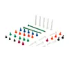 Tubo de Empaque para Circuitos Integrados Tapones Suaves, Varios Colores y Especificaciones, Tapones de Goma, Clavos de Goma, Tapas de Goma, Cubiertas Redondas, Tubos de Empaque de Espuma, Accesorios del Fabricante