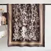 Lenço JM Sketch Plantas Flores Algodão Linho Seda Atmosfera Retrô Lenço Grande Lenço de Luxo Leve Casaco Outono Inverno Roupa Exterior