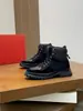 Fornecimento Exclusivo Transfronteiriço de Botas de Cano Alto Estilo Old Money para Homens, Botas Casuais com Cadarço e Patchwork em Couro Genuíno, Sola Grossa, Fornecimento Direto da Fábrica