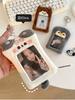 Portatarjetas de identificación de peluche de dibujos animados japoneses y coreanos, lindo animal, tarjeta de comida para campus, aidou, tarjeta pequeña, foto, colgante de exhibición portátil