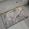 Tapete de Piso de Barro Diatómico Cortable para Puerta de Entrada, Baño, Cocina, Absorbente de Agua, Secado Rápido, Engrosado, Antideslizante