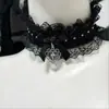 Collar Gargantilla de Encaje con Lazo Estilo Super Hada Dulce Fresco Cadena para el Cuello Nicho Versátil Joyería de Gama Alta Venta al por Mayor