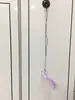 Juguete para gato Molestar gato Juguete de pájaro Gato Colgante Ajustable Pluma Ventosa Cabezal de repuesto Ratón auto-jugable