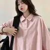 Nueva Camisa Polo Blanca de Verano 2026, Camiseta de Algodón Puro Pesado de Manga Corta para Mujer, Top de Moda y Versátil, Tendencia Ins