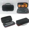Bolsa de Cosméticos para Micrófono, Bolsa Portátil con Doble Micrófono Inalámbrico, Bolsa Organizadora, Paquete de Dos Cajas Protectoras para Micrófonos con Cable