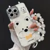 Pulsera de orejas de gato adecuada para funda de teléfono Apple 17 Pro Max, iPhone 15 linda, 16 estilo femenino, 14 modelo nuevo