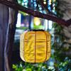 Luzes solares transfronteiriças para áreas externas, rattan, bambu, luzes suspensas portáteis, decoração de pátio, lanterna de jardim vintage em estilo chinês
