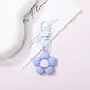 Llavero de Resina de Girasol Colorido Colgante de Flor Linda para Mochila Decoración de Bolso Corazón de Niña Pequeño Regalo