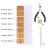 Accesorios de joyería para hacer tú mismo joyería pendientes ganchos para orejas pulseras pulseras collares materiales para abalorios hechos a mano juego de herramientas