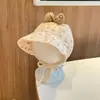 Gorro de Bebé Primavera y Otoño Ala Ancha Cereza Sombrilla para Niñas Sombrero de Palacio Otoño e Invierno Viaje para Bebé Cortavientos Gorro para Dedos del Pie